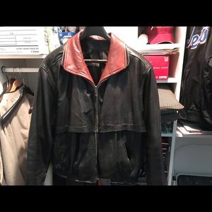 Men’s Verici Man leather jacket.
